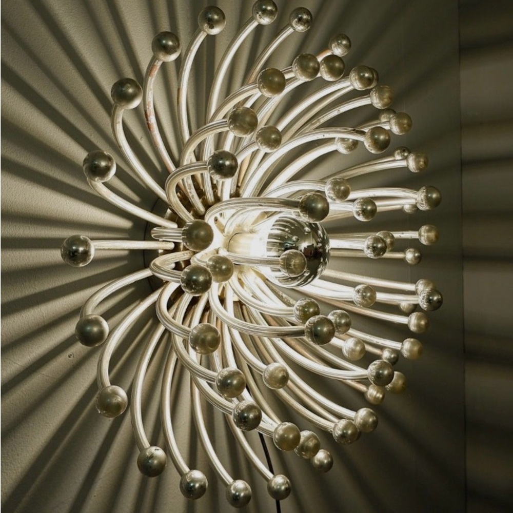 Modern Silver Wall Sconce
